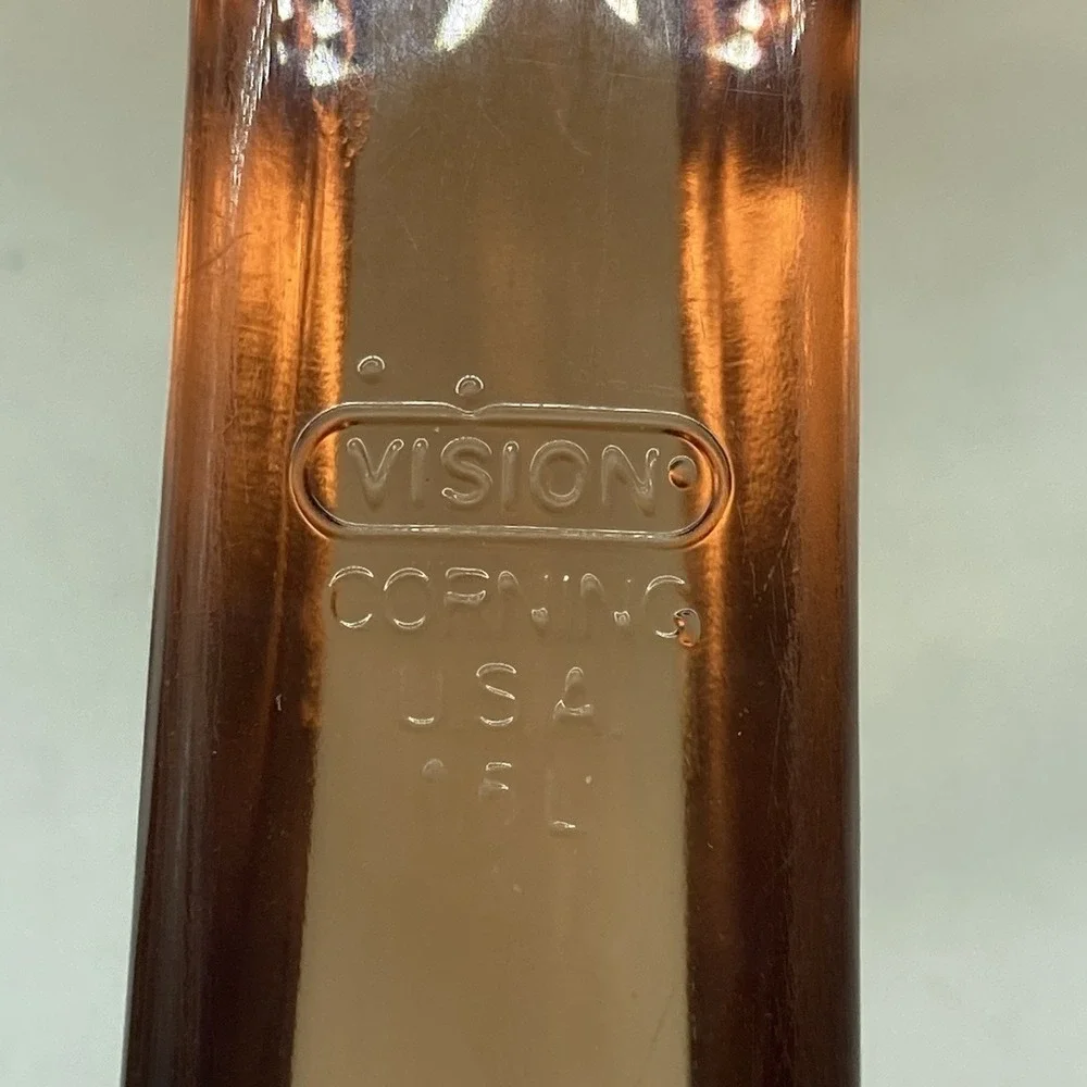 Corning Visions Amber Glass Saucepan/Lid 1.5 Liters Vintage Cookwear Replacement